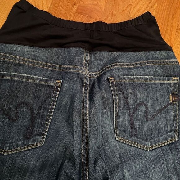 Citizens of Humanity Bootcut Maternity Jeans Belly Band Size 28 x 30 - Picture 5 of 12